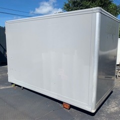 No.813 アルミバン 2ｔ 車 アルミ 箱 バイク 倉庫 トラック コンテナ 米 保管庫 物置 DIY