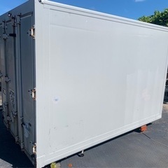 No.813 アルミバン 2ｔ 車 アルミ 箱 バイク 倉庫 トラック コンテナ 米 保管庫 物置 DIY