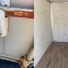 No.813 アルミバン 2ｔ 車 アルミ 箱 バイク 倉庫 トラック コンテナ 米 保管庫 物置 DIY