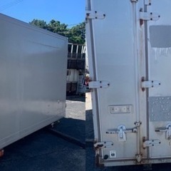 No.813 アルミバン 2ｔ 車 アルミ 箱 バイク 倉庫 トラック コンテナ 米 保管庫 物置 DIY