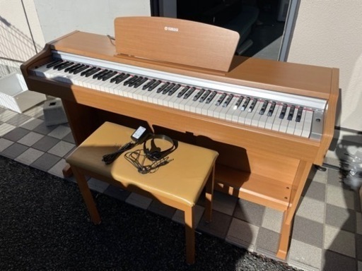【美品】YAMAHA ヤマハ 電子ピアノ ARIUS アリウス YDP-131C ニューチェリー調 デジタルピアノ 2006年製 電源コード ヘッドホン付き 動作品