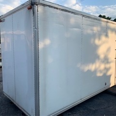 No.815 アルミバン 2ｔ 車 アルミ 箱 バイク 倉庫 トラック コンテナ 米 保管庫 物置 DIY