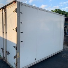 No.815 アルミバン 2ｔ 車 アルミ 箱 バイク 倉庫 トラック コンテナ 米 保管庫 物置 DIY