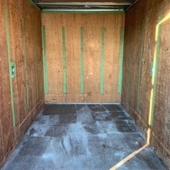 No.815 アルミバン 2ｔ 車 アルミ 箱 バイク 倉庫 トラック コンテナ 米 保管庫 物置 DIY