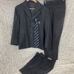 北神戸中学校　男子用　制服　上下セット　ネクタイ付