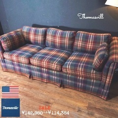 全国発送可能！ 】【 Thomasville 】トーマスビル 3人掛ソファ♪ 約22万円