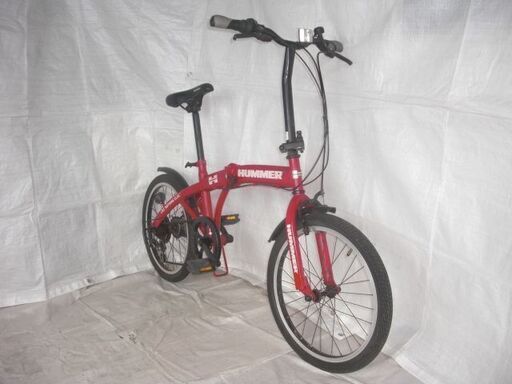 HUMMER ハマー BMX型 折り畳み自転車 美品 直接引取のみ【美品】HUMMER