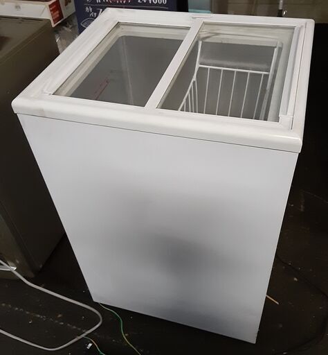 ⑪【値下げ】 エクセレンス 冷凍ストッカー ガラススライド扉 MS-062G 2020年製 100V 62L 三ツ星貿易　/厨房機器