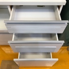 リサイクルサービス八光】幅88.5㎝ ホワイト＆ブラック 1口コンセント