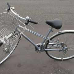 27インチ ? 中古 自転車 11800円 ?3段切替 ?鍵新品！ ?オートライト付 