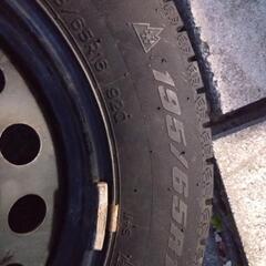 【ネット決済・配送可】【取引済】195/65R16　スタッドレス...