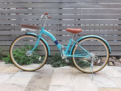 (交渉中)【美品】24インチ　自転車　LEDオートライト　ジュニア　女の子