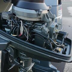 北海道豊浦町スズキ8馬力2スト船外機 冷却水が出ないだけ