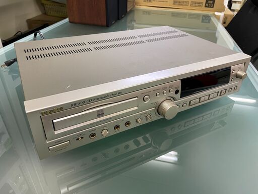【現状品】TEAC ティアック RW-800 CDレコーダー リモコン付 デッキ 通電のみ確認 動作未確認 趣味 福島 郡山市 a