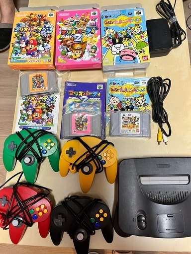 Nintendo 64 本体コントローラーソフトセット　動作確認済み
