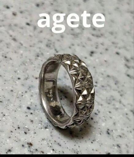 agete　SILVERリング