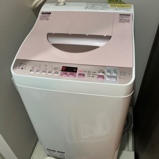 シャープ　洗濯機　2017年製　乾燥機能付