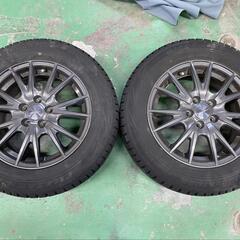 スタッドレスホイールタイヤ4本セット15インチプリウスに