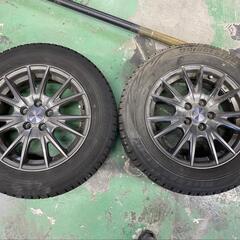 スタッドレスホイールタイヤ4本セット15インチプリウスに