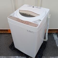 ■受付終了■東芝■全自動洗濯機 5kg グランホワイト AW-5...