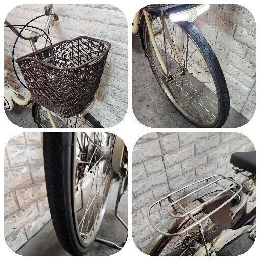 引取限定】パナソニック ビビスタイルDX 26インチ 茶色 電動アシスト