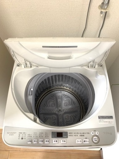 洗濯機 シャープ ES-GE7D 2020年式