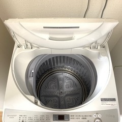 洗濯機 シャープ ES-GE7D 2020年式