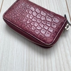 C853 GUCCI クロコケース ★ ボルドー C853 GUCCI 税込定価18.3万!! クロココインケース ☆ ボルドー | APPS
