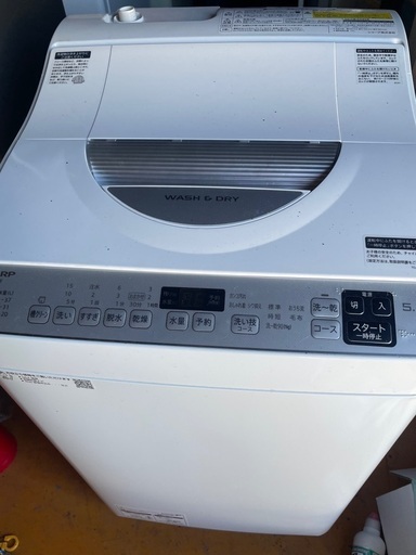 シャープ 洗濯乾燥機 - 生活家電