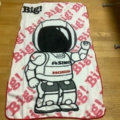 HONDA  ASIMO クッション　& BIG フリース　ブラ...