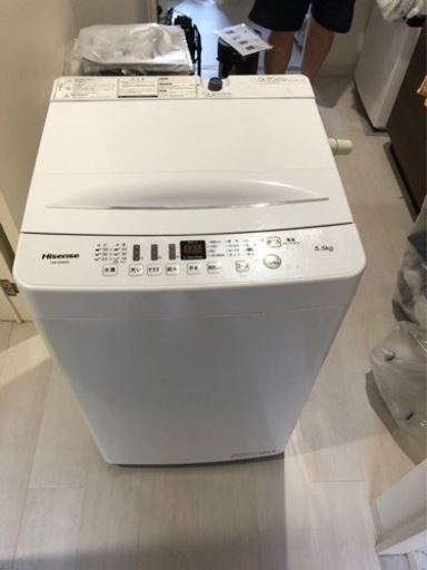 2021年製5.5kg 洗濯機 HW-E5503 Hisense ハイセンス