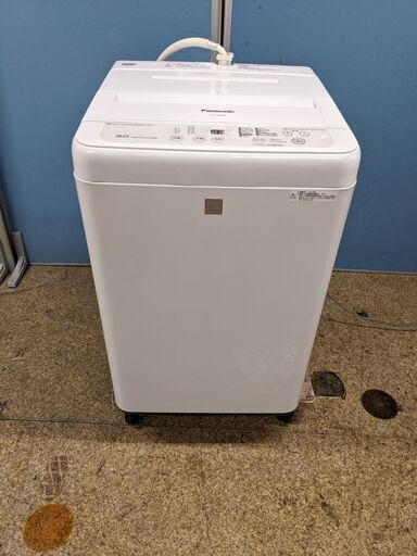 Panasonic 全自動電気洗濯機 5.0kg NA-F50ME4 2017年製 ビッグウェーブ洗浄 からみほぐし機能 単身