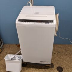 日立 ビートウォッシュ 全自動電気洗濯機 7.0kg 2019年...