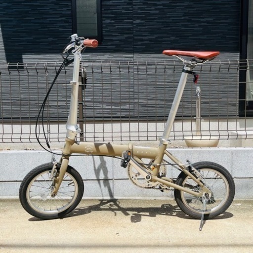 8.2kg！キャプテンスタッグ アルミ製折りたたみ自転車
