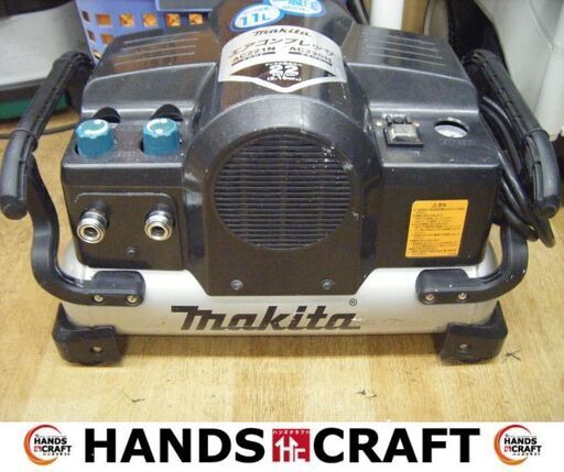 マキタ　makita　AC220Ｎ　エアコンプレッサー　中古品　タンク容量11L　吐出空気量95L　【ハンズクラフト宜野湾店】