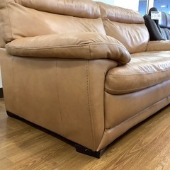 お安くなりました！ニトリ 3人掛けレザーソファー NZ637【トレファク 川越店】