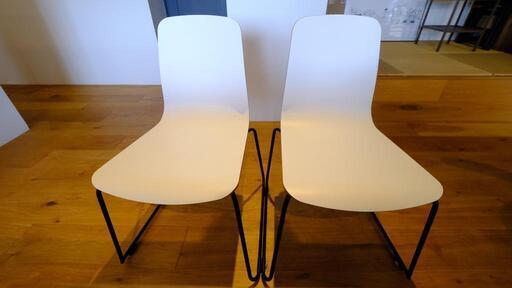 IDEE LANGUE STACKING CHAIR White2脚セット