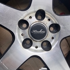 タイヤのアルミホイール