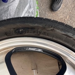 タイヤのアルミホイール