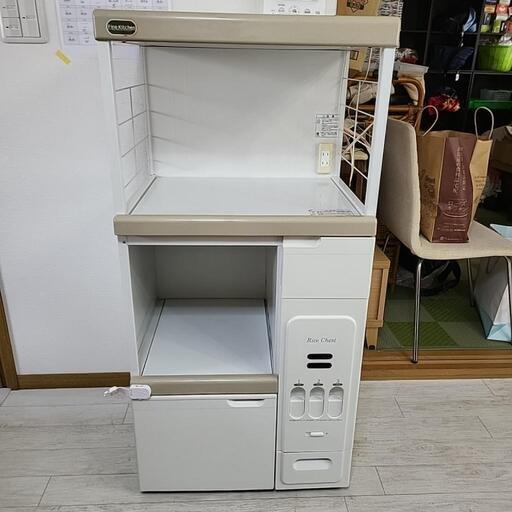 米びつ付きレンジ台