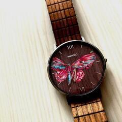 WEWOOD ウィーウッド 木の時計　蝶