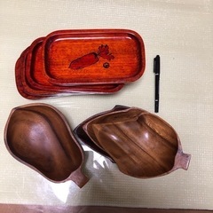 木製の菓子皿