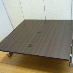 GOMLDEN 油圧式昇降テーブル 折りたたみ ブラウン GOMLDEN 油圧式昇降テーブル 折りたたみ ブラウン