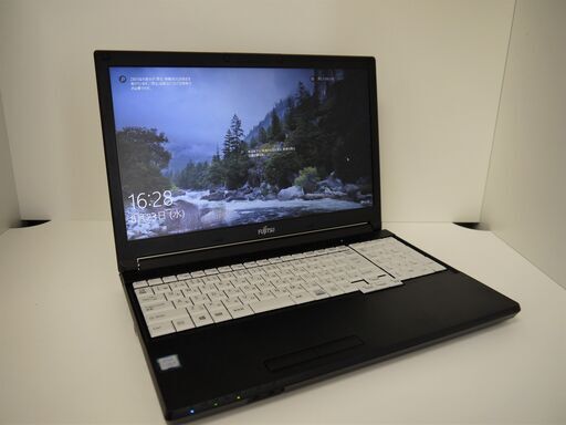 【お渡し済み】富士通 Windows10 15.6型ノートPC 第6世代Corei3 + SSD  + メモリ8GB  + Microsoft Office【メンテナンス済み】（8601717）