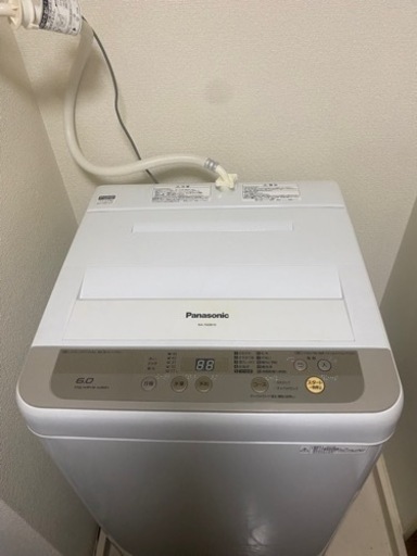 送料無料★2015◆中古★Panasonic　6㎏　洗濯機　NA-F60B8 送料無料☆2015◇中古☆Panasonic 6㎏ 洗濯機 NA-F60B8 中古 全