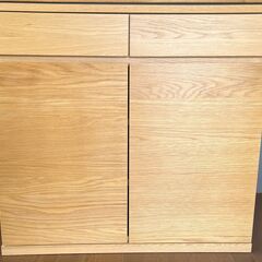 無印良品　木製キャビネット 木製キャビネット 木扉 オーク材突板 | 無印良品