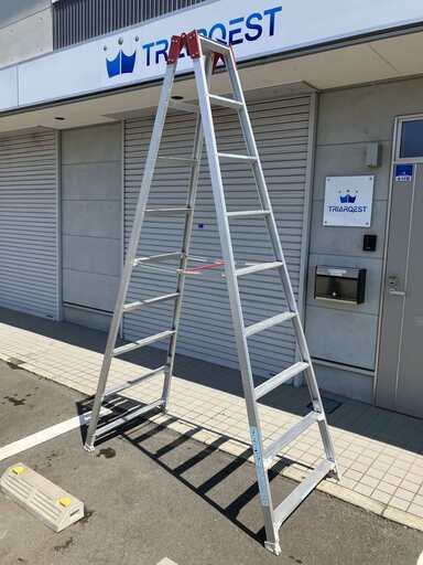 ハセガワ　脚部伸縮式アルミ専用脚立　9段　RYZ-27b