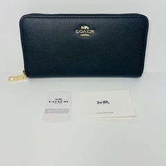 値下げしました！コーチ　coach 長財布　52372sv/bk...