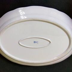 マイセン（Meissen）、ブルーオニオン
、楕円皿、素人採寸ですが縦:約25cm✕横:約36cm✕高さ:約5cm　