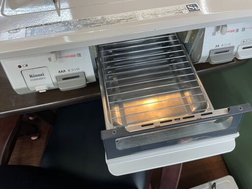 ガスコンロ No.9509 リンナイ LPガス 2018年製 KGM64BE2L 【リサイクル